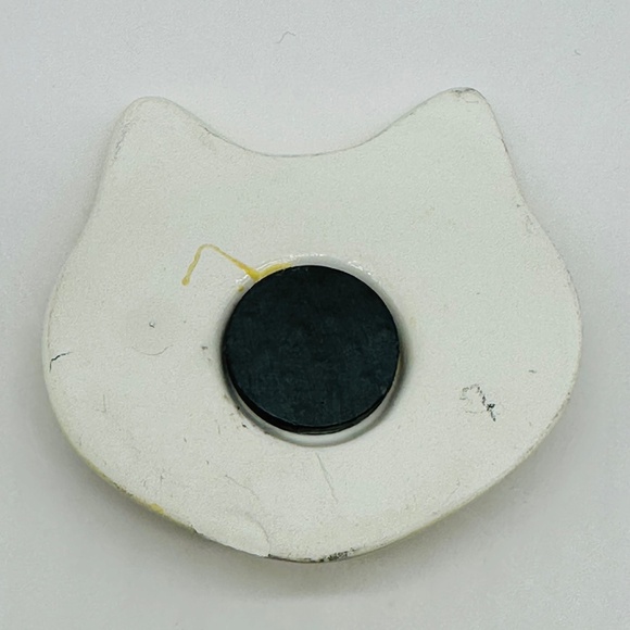 Catzilla Big On Cats Candace Reiter 4 Kitty Cat Magnets Vintage - Picture 3 of 16